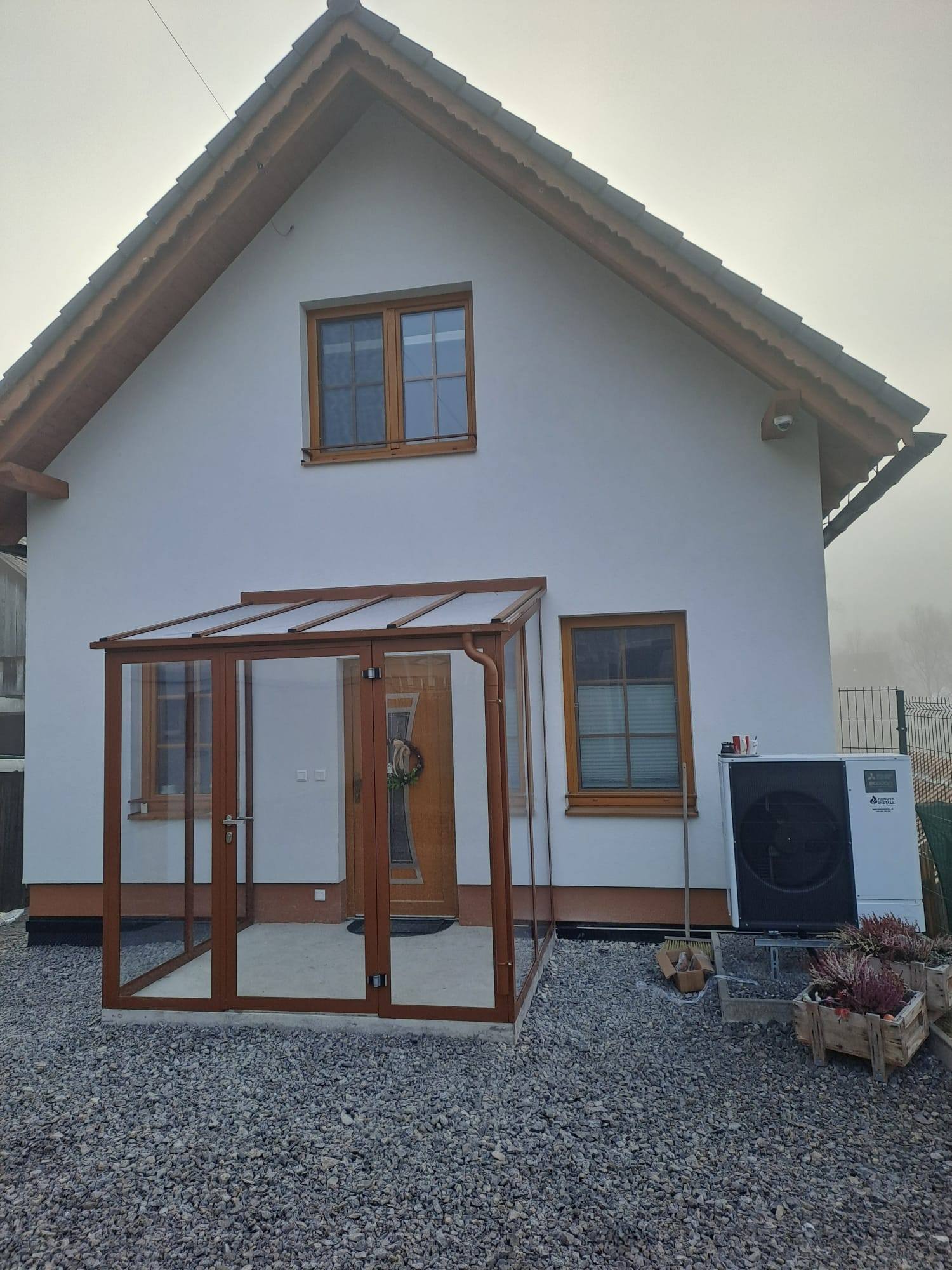 Kovová veranda