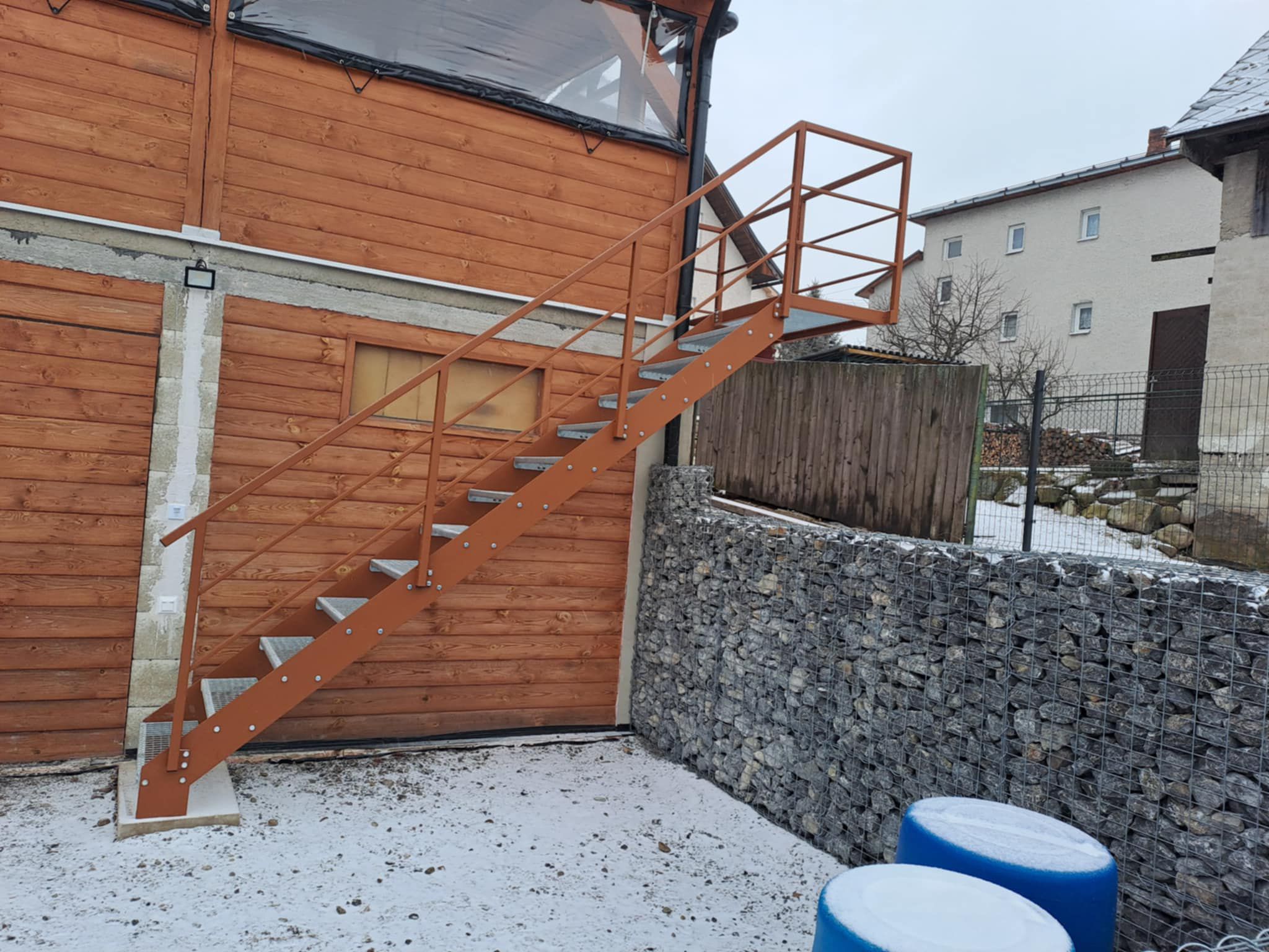 Oceľové schodisko